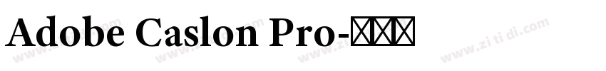 Adobe Caslon Pro字体转换